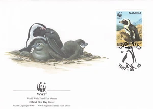 (141389) Pinguin WWF Namibia FDC #2 1997 - Bild 1 von 1