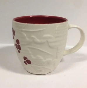 Starbucks weiß rot Weihnachten Kaffee Tee Becher Tasse Holiday Holly Berries 16 oz '10 - Bild 1 von 4