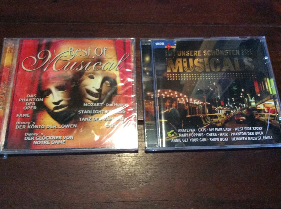 Musical [3 CD]  Phantom der Oper  Cats Anatevka FAME Köing der Löwen HAIR Chess - Bild 1 von 1
