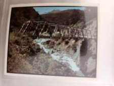 Weet bix card New Zealand Nat Parks Year 1973 No 25 Gates of Haast Bridge
