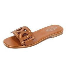 G5174 ciabatta donna TOD'S brown leather sandals woman