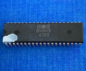 MOS 6569R3 VIC Video Chip IC for Commodore C64, SX64/MOS 6569R3 P.Week:43 83