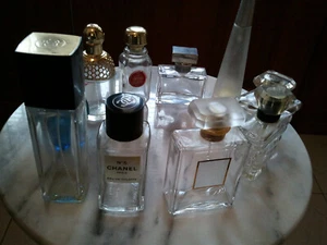 Bulk Lot Of 10 x EMPTY Perfume Bottles Women's Fragrance Collectable Chanel,.... - Picture 1 of 6