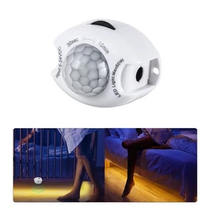 Motion Sensor DC 5V 24V Light Switch Movement Detector Automatic PIR Sen Timer - Picture 1 of 8