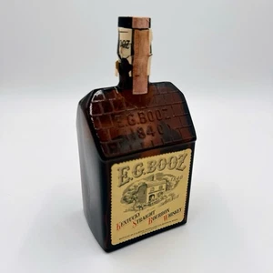 Vintage E.G. Booz Whisky Flasche - Braunglas Haus Dekanter - Bild 1 von 5