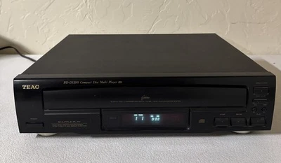 TEAC PD-D1200 Compact 5 Disk Multi CD Player No Remote Tested - Works - Image 1 of 4