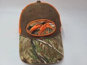 Duck Commander Camo Adjustable Hat Cap Hunt Fish Outdoors Men Women Brown Orange - Picture 1 of 11