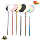 1 pc Heart Shape Eyelash Extension Mirror Stainless Steel Makeup Tool