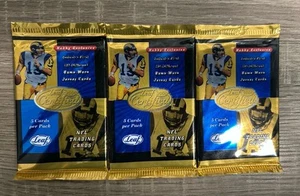 (3) 2000 Donruss Leaf Certified NFL Football Cards Unopened Hobby Pack - Picture 1 of 3