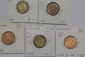 🧭 🇩🇰 DÄNEMARK 50 ERZ SAMMLUNG SEIT 1924 TEILS RAR B88 #3 CG48 - Bild 1 von 3