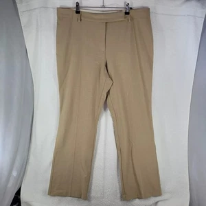 Pantalón M&S Mujer Talla 18 R Beige Bootcut Pierna Calce Relajado Formal Oficina Ropa - Imagen 1 de 13