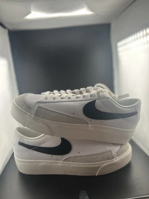 Nike blazer low platform white black size 11w brand new no box lid  - Image 1 of 4