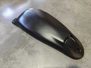 KAWASAKI KFX 700 04-09 PLASTIC STEALTH BLACK SCOOPED HOOD - Picture 1 of 4