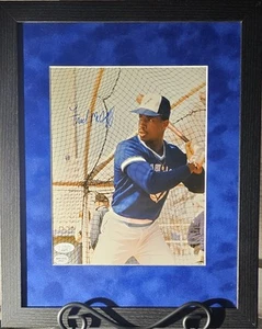 Fred Mcgriff HOF Toronto Blue Jays Signed Framed 8x10 Photo JSA COA - Picture 1 of 3
