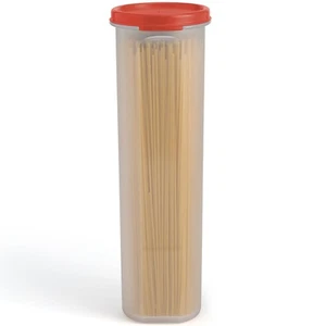 Tall Clear Spaghetti Pasta Container Storage With Lid.Multi-Purpose Kitchen P... - Picture 1 of 5