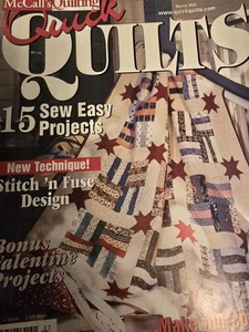FA2 MCCALL'S QUICK QUILTS MAGAZINE March 2002 - Picture 1 of 2
