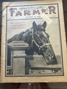 October 15, 1910, The Orange Judd Farmer News Print Magazine, Chicago Illinois - Picture 1 of 12