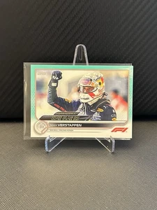 2022 TOPPS FORMULA 1 F1- MAX VERSTAPPEN #188 AQUA  /199 - Picture 1 of 2