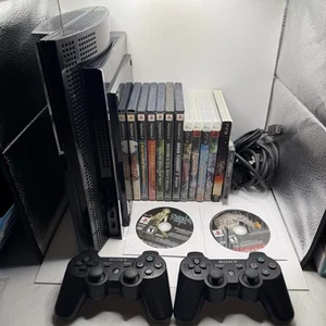 Sony PlayStation 3 Bundle/CECHE01-80GB Backwards Compatible TESTED - Picture 1 of 9