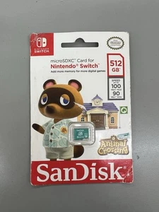 SanDisk 512 GB microSDXC Memory Card for Nintendo Switch / Sealed / Ships Fast - Zdjęcie 1 z 2