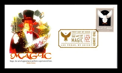 DR JIM STAMPS US COVER ART OF MAGIC FIRST DAY ISSUE PANDA CACHET - Image 1 of 2