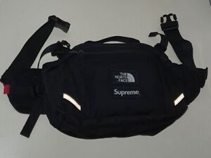 FW18 Supreme x THE NORTH FACE expedition black waist bag TNF shoulder bum bag