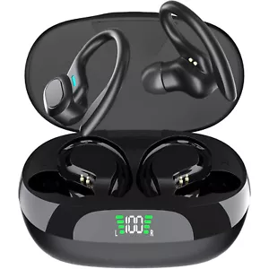 TWS Bluetooth Wireless Earbuds Waterproof 5.3 Noise Cancelling Sports Earphones - Picture 1 of 16