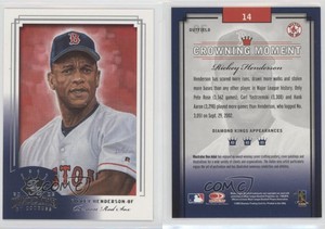 2003 Donruss Diamond Kings Rickey Henderson #14 HOF