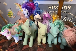 Lot Of 9 Vintage My Little Pony Figures 80s 90s 2000s - Picture 1 of 21