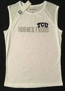 Camp David Women's Sleeveless Mesh Panel Tee Clemson Tigers, TCU Horned Frogs - Picture 1 of 5