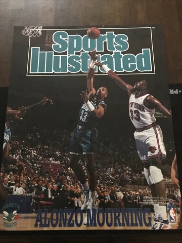 ALONZO MOURNING 1993 Rookie Year Hornets NBA  POSTER 16x20 New Cover