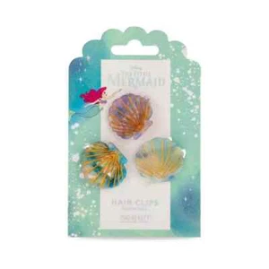 Disney Little Mermaid Hair Clips by Mad Beauty - Set of 3 - Picture 1 of 1