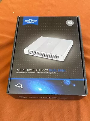 OWC Mercury Elite Pro Dual Mini Portable USB 3.2 (4TB-HD) RAID 0, 1, Span, JBOD - Image 1 of 2