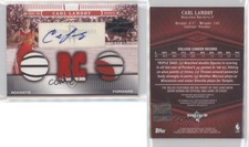 2007-08 Topps Triple Threads Relic /50 Carl Landry #137 Rookie Auto RC