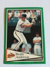 1994 Panini Album Stickers #17 Brady Anderson Baltimore Orioles Baseball Card SP