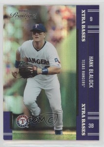 2005 Playoff Prestige Xtra Bases Purple /100 Hank Blalock #9