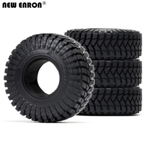 1.9" Rubber Tires Tyres 110mm For RC 1/10 Axial SCX10 90046 TF2 D90 Tamiya CC01 - Picture 1 of 10