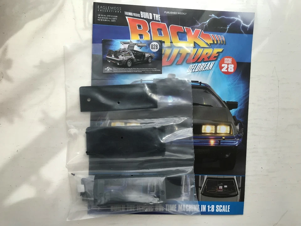 1:8 Scala Eaglemoss Ritorno Al Futuro Costruire il Proprio Delorean Problema 28 - Immagine 1 di 1