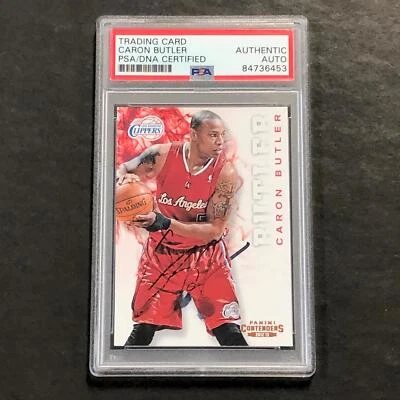 2012-13 Panini Contenders #171 Caron Butler Signed Card AUTO PSA Slabbed Clipper - Image 1 of 2