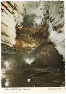 Cartolina Arkansas Fifty Six Blanchard Springs Caverns Stone County inutilizzata c1980s - Foto 1 di 1