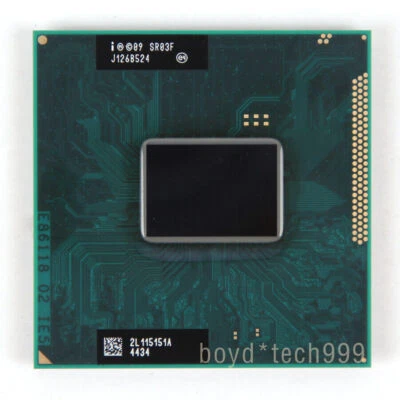 Intel Core i7-2620M i7 2620M Dual-Core CPU Processor 2.7 GHz 5 GT/s Socket G2 - Image 1 of 2