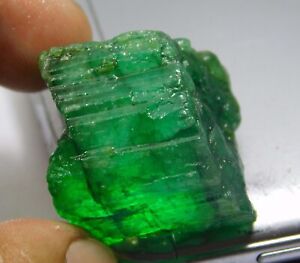 234.00 Ct+ Natural Translucent Colombian Green Emerald Rough Loose Gemstone