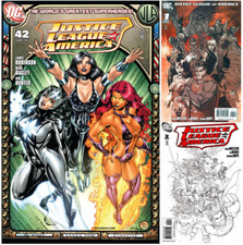 Justice League America U PICK comic 0 1 2 3 4 5 7-60 6 Hughes 42 variant 2006