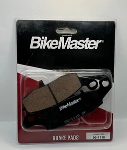 BikeMaster FRONT STREET Brake Pad for Kawasaki & Suzuki Motorcycle (96-1118) NEW - Picture 1 of 4