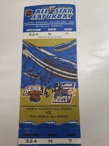 Barry Melrose signiert 1999 Tampa Bay All Star Samstag Ticket - Bild 1 von 6
