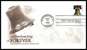 2008 Libert Bell forever rate booklet stamp Sc 4125 FDC with ArtCraft cachet - Picture 1 of 1