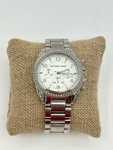 Orologio Donna MICHAEL KORS Blair Silver Runway MK5165 Quarzo Impermeabile