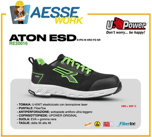 U Power Scarpe Antinfortunische Red Ego Upower ATON ESD S1PS HI HRO FO SR - Imagen 1 de 4