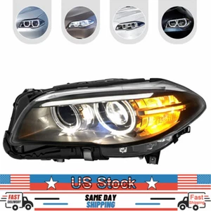 For BMW 5 Series 2014-2017 F10 F18 528i 535i M5 Xenon Headlight Left Driver Side - Picture 1 of 18