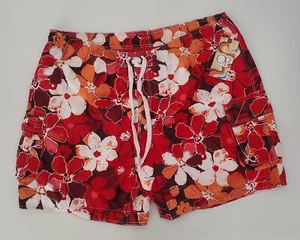OP Swimming Shorts Mens 3X Trunks Lined Swim Draw String Red 3XL 48 50 NWT - Picture 1 of 11